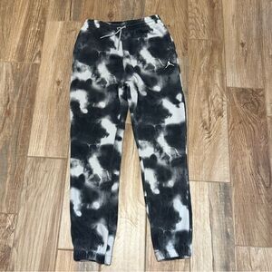 Nike Jordan Black Tie Dye All Over Sweatpants